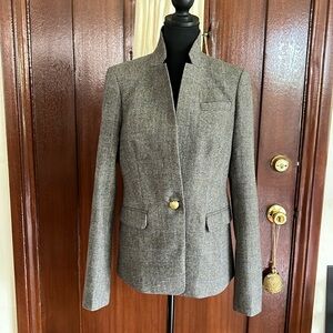 J. Crew Gray Plaid Blazer